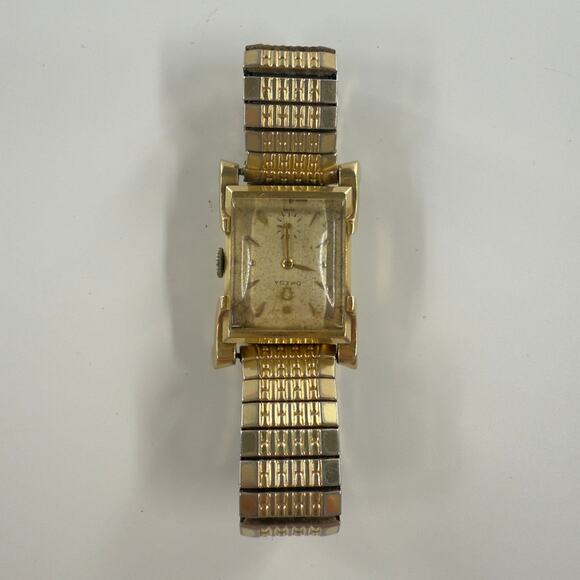 Omega Manual Wind Solid 14K Gold 24mm Men’s Watch – Vintage Swiss Made - Picture 1 of 3